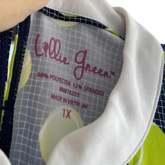 LILLIE GREEN Women's Performance Athletic Top
Golf Shirt Tennis Polo 1X NWT - Picture 13 of 16
